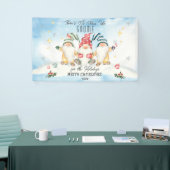 Banderoles Pas d'endroit comme Gnome pour les vacances (Salon professionnel)