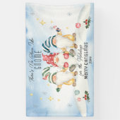 Banderoles Pas d'endroit comme Gnome pour les vacances (Vertical)