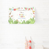 Banderoles Pas le temps de siesta fiesta mexicaine premier an (Insitu)