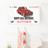 Banderoles Pas Vieille Mais Classique Rouge 1939 Âge De Coupe (En situation)