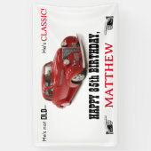 Banderoles Pas Vieille Mais Classique Rouge 1939 Âge De Coupe (Vertical)