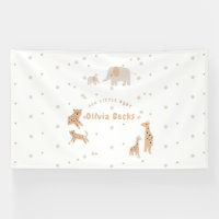 Pastel Beige mignon Baby shower illustratif