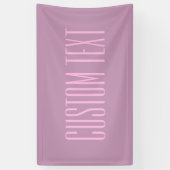 Banderoles Pastel Violet & Rose Clair | Texte Moderne Éditabl (Vertical)
