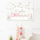 Banderoles Pastel Winter Onederland Premier anniversaire (Insitu)