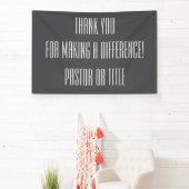 Banderoles Pasteur Faire une différence Merci (Insitu)