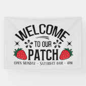 Banderoles Patch fraise ajouter des jours vendeurs (Horizontal)