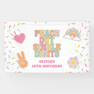 Banderoles Patch Prépa Bonjour Double Chiffres 10e Anniversai