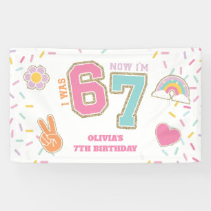 Banderoles Patch prépa J'avais SIX ans maintenant j'ai SEPT a