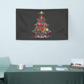 Banderoles Patchwork Joyeux Noël Arbre Patchwork Quilting (Salon professionnel)