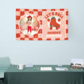 Banderoles Patins aux fraises | Patinage à roulettes Rétro An (Salon professionnel)