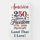 Banderoles Patriotic 250‑Year Milestone Design (Verticale)