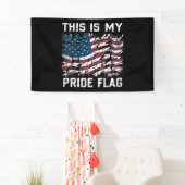 Banderoles Patriotic American This Is My Pride Flag USA (En situation)