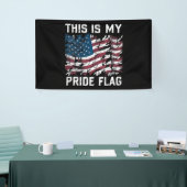 Banderoles Patriotic American This Is My Pride Flag USA (Salon professionnel)