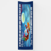 Banderoles Patriotique et premiers intervenants Noël (Vertical)