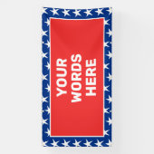Banderoles Patriotique personnalisé (Verticale)