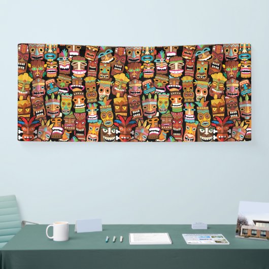 Banderoles Pattern de Tiki (Salon professionnel)