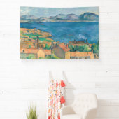 Banderoles Paul Cezanne - Baie de Marseille, vue d'Estaque (Insitu)