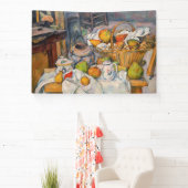 Banderoles Paul Cezanne - La vie morte avec panier (Insitu)