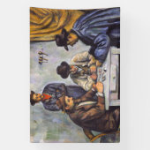 Banderoles Paul Cezanne - Les Joueurs De Cartes (Verticale)
