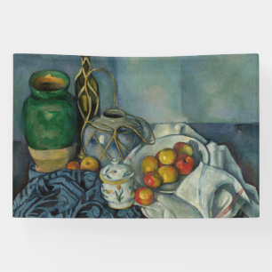Banderoles Paul Cezanne - Vie morte avec pommes