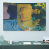 Banderoles Paul Gauguin - Deux femmes tahitiennes (Salon professionnel)