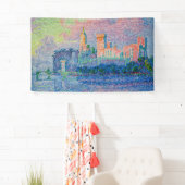 Banderoles Paul Signac - Le Palais Pape, Avignon (En situation)