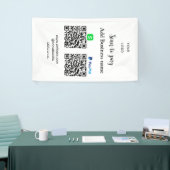 Banderoles Paypal Cashapp numérisation pour payer QR ajouter (Salon professionnel)