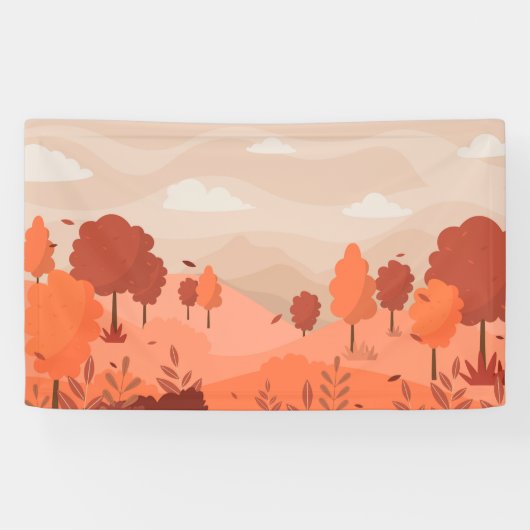 Banderoles Paysage d'automne (Horizontal)