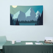 Banderoles Paysage naturel coloré (Salon professionnel)