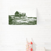 Banderoles Paysage rural maison de ferme de style coupe (Insitu)