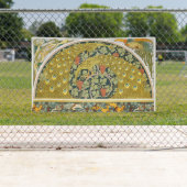 Banderoles Peacock Art Nouveau Style rond design complexe (En situation)