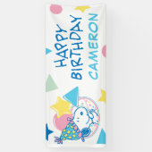 Banderoles PEANUTS | Snoopy Joyeux Ballons d'anniversaire (Vertical)
