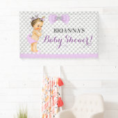 Banderoles Pearls Diamonds Princess Baby Lavender Crown (En situation)
