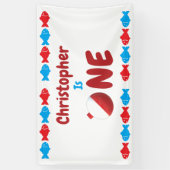 Banderoles Pêche 1er anniversaire (Vertical)