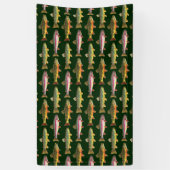 Banderoles Pêche à la truite - Pêche à la truite (Vertical)