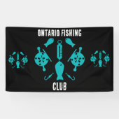 Banderoles Pêche Saumon canadienne (Horizontal)