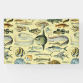 Banderoles Pêche scientifique vintage (Horizontal)