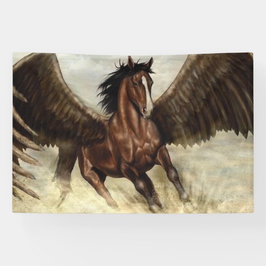 Banderoles Pégase ailé (Horizontal)