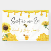 Banderoles Peigne de miel jaune doux Baby shower d'abeille de (Horizontal)