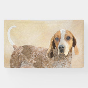 Banderoles Peinture américaine anglaise sur pilon - Chien Art