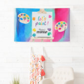 Banderoles Peinture Art Artiste Peinture Anniversaire Thème (En situation)