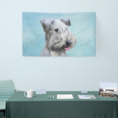 Banderoles Peinture Cesky Terrier - Cute Original Chien Art (Salon professionnel)