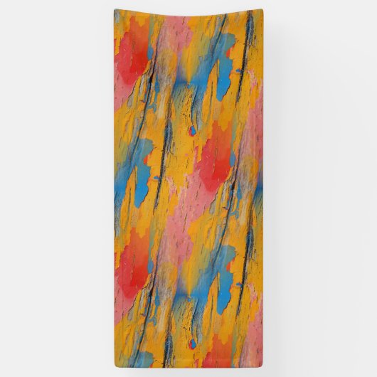 Banderoles Peinture colorée (Vertical)