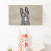 Banderoles Peinture de berger hollandais - jolie art original (En situation)