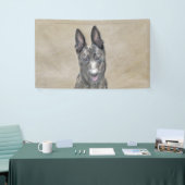 Banderoles Peinture de berger hollandais - jolie art original (Salon professionnel)