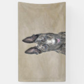 Banderoles Peinture de berger hollandais - jolie art original (Vertical)