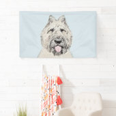 Banderoles Peinture de Bouvier des Flandres - Art original de (En situation)