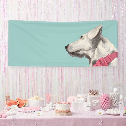 Banderoles Peinture de chien (Fête)