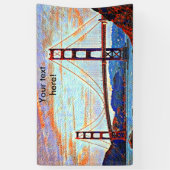 Banderoles Peinture de golden gate bridge (Vertical)
