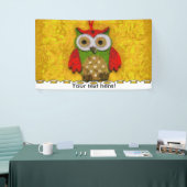 Banderoles Peinture de hibou (Salon professionnel)